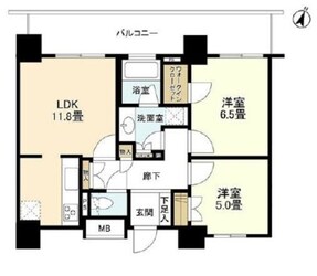 パークハウスさいたま新都心ミッドタワーの物件間取画像